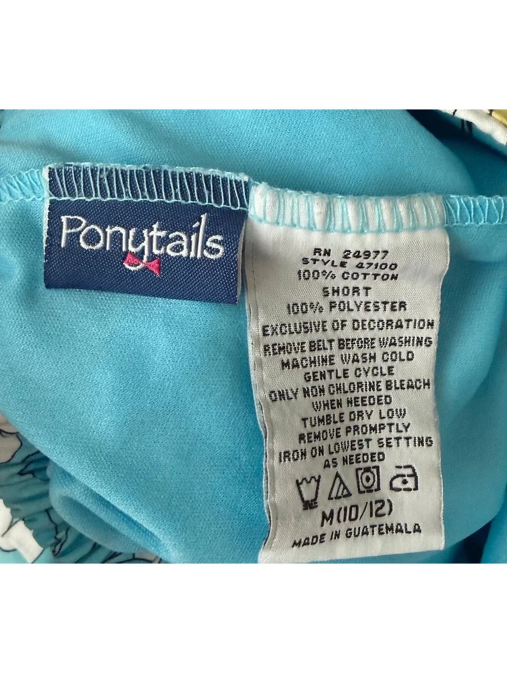 Vintage Y2K Ponytails Retro Floral Skirt With Shorts